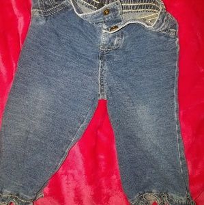 baby girl stretchy jeans size 6-9 months